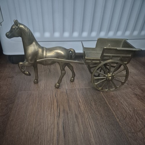 Brass horse and - horse,