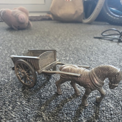 Horse and cart - , (detachable