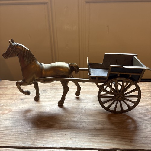 Vintage solid brass horse - vintage, and