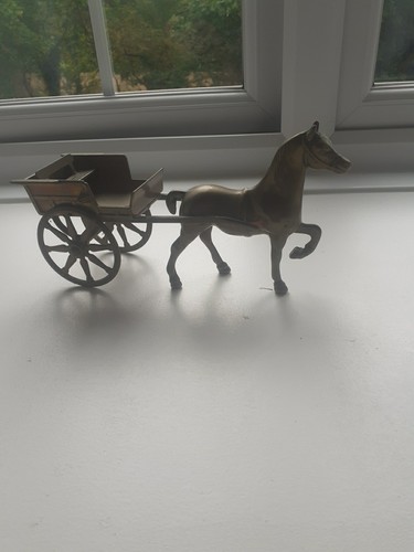 Brass horse and - horse,