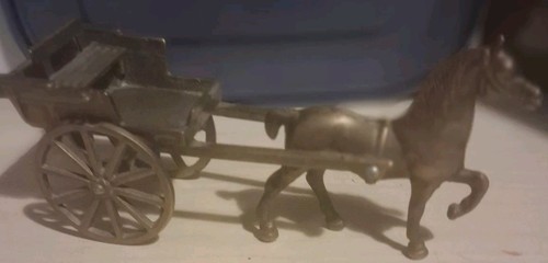 Vintage solid brass - solid, horse