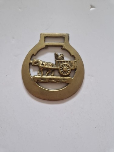 Vintage brass horse - brass,