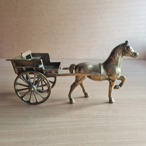 Vintage solid brass - vintage, horse