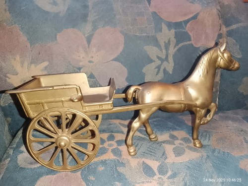Brass horse and - horse,