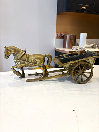 Large heavy brass - large, horse