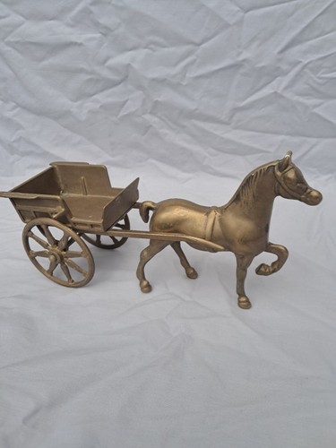 Vintage brass horse - vintage,