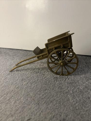 Vintage brass working horse - vintage,
